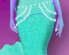 seafoam green with blue