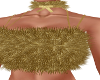 Holiday Gold Fur Top