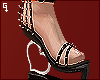 g. Spiked Love Heel Blk