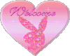 heart playboy sticker