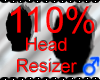 *M* Head Resizer 110%
