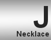 L- Jacob necklace black