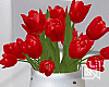 DH. Red Tulips Vase