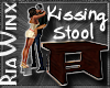 GV Kissing Stool Dk Wood