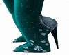 Xmas Boots-Teal