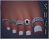 SZ White Nail * Ring
