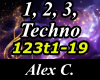 1, 2, 3, Techno