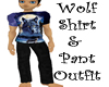 Wolf Top and pant outfit