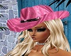 Pink Silk Cowgirl Hat