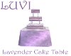 LUVI LAVENDAR CAKE TABLE