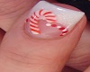 Candy Cane Nails #2