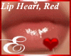 LIP HEART, RED