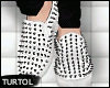 F| White Studded Vans