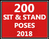 200 Sit & Stand Poses