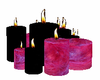 pink candles