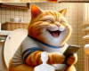 Funny cat background