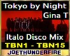 Gina T Tokyo by night
