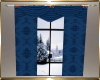 Blue Winter Curtains