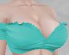 A~ Teal Stacy Crop