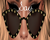Black/Gold Cat's Eye