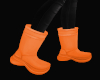 Orange Croc Boot