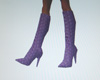 Purple Snake Skin Boots