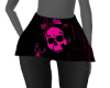 𝓓uni Goth Skull Skirt