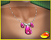 (RM)Necklace Pink Sapphi