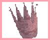 Suede floral Pink Crown