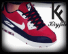 [k] Nike sneakers red