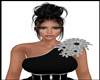 Add Flowers Silver Black