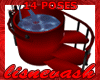 (L) 14Pose Hot Tub Red