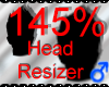 *M* Head Resizer 145%