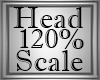 `BB` 120% Head Scale
