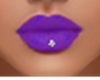 Diamond piercing lips