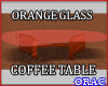 Orange Glass CoffeeTable