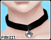 [pink] Blk Bell Collar M