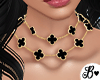 B| Alhambra Chain Bk/Gd