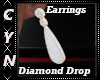 Diamond Drop Earrings