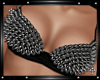 Spiked Bra Black