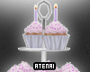❄ Pink Cupcake Display