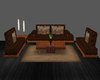 brown couch set