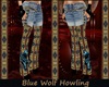 Blue Wolf Howling Chaps