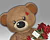Vday Bear With Roses