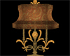 Paisley gold table lamp