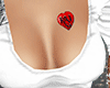 Love Raj heart tattoo