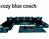 Cozy Blue Couch Set
