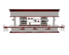 RED AND WHITE BAR