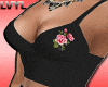 Top Black rose
