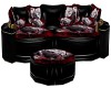 Blood Rose Cuddle Couch